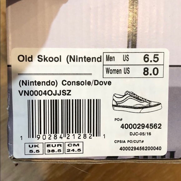 Nintendo Vans Old Skool 6.5 - Picture 4 of 5